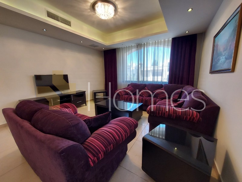 Furnished apartment for rent in Abdoun, building area 115m
