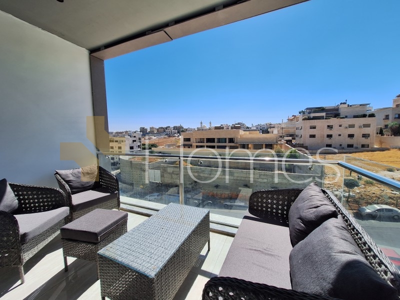 Furnished 5th floor apartment for rent in Abdoun 118m
