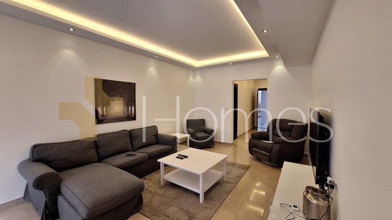 Furnished ground with terrace for rent in Abdoun 90m