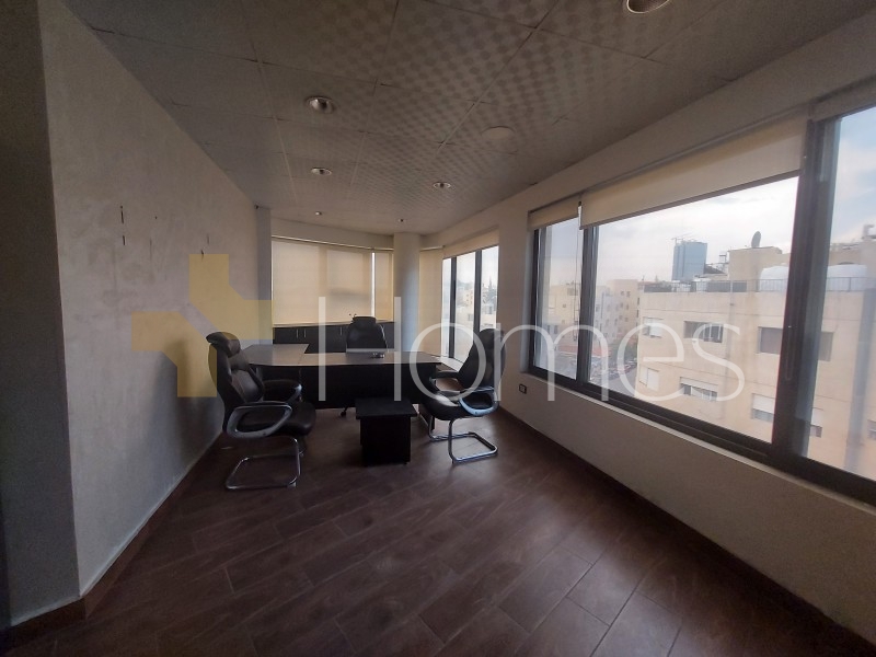 Furnished third floor office for rent in Abdoun, 100m