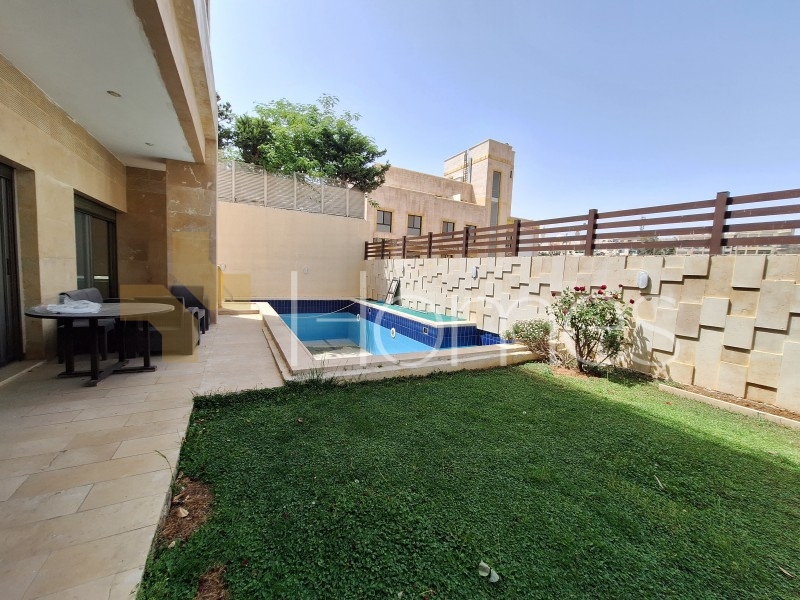 Duplex flat ground floor for rent in Abdoun 380m