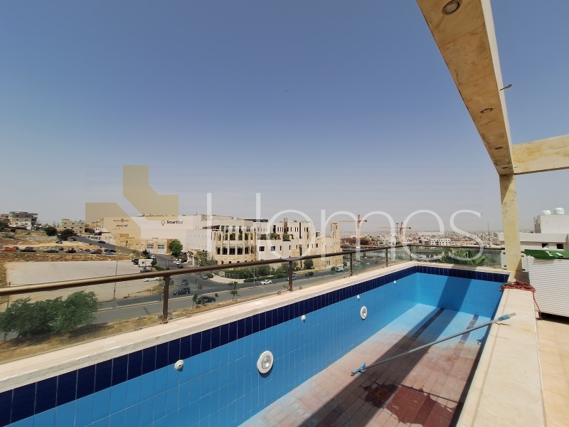 Flat roof with private pool for rent in Abdoun 380m