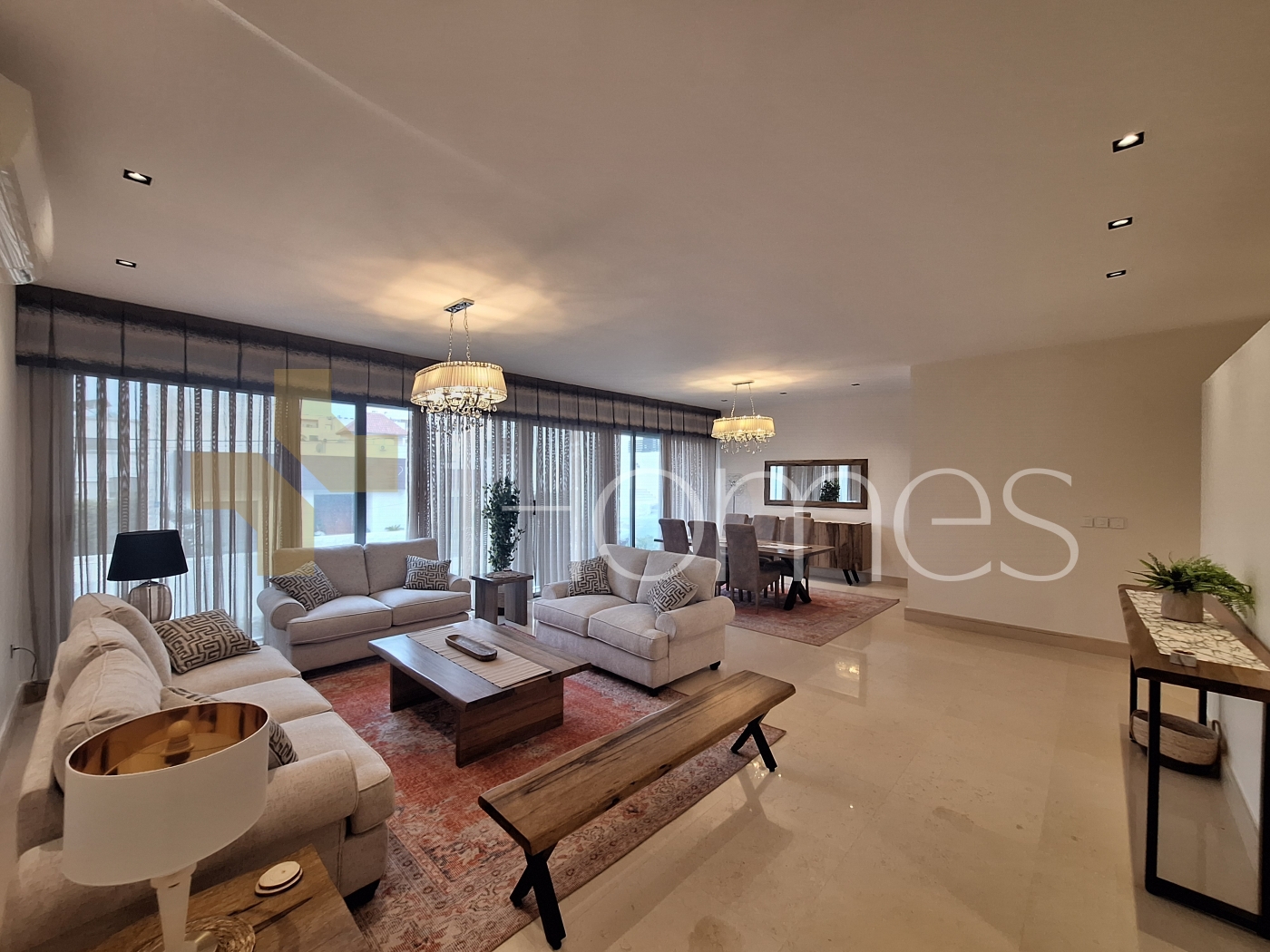 Furnished first floor apartment for rent in Dabouq 350m