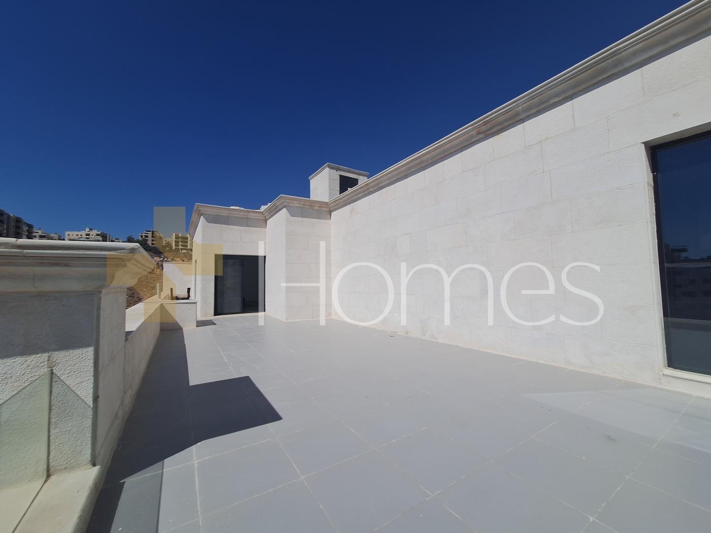 Duplex last floor apartment with a roof for rent in Dair Ghbar 300m