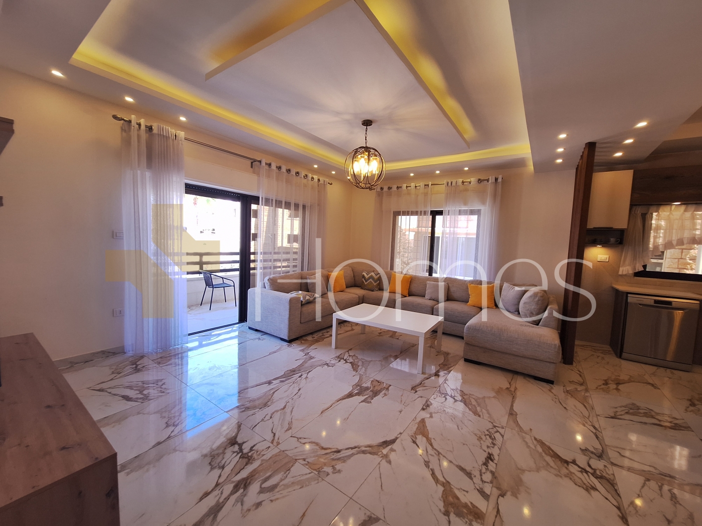 Furnished second floor apartment for rent in Al-Luweibdeh 140m 