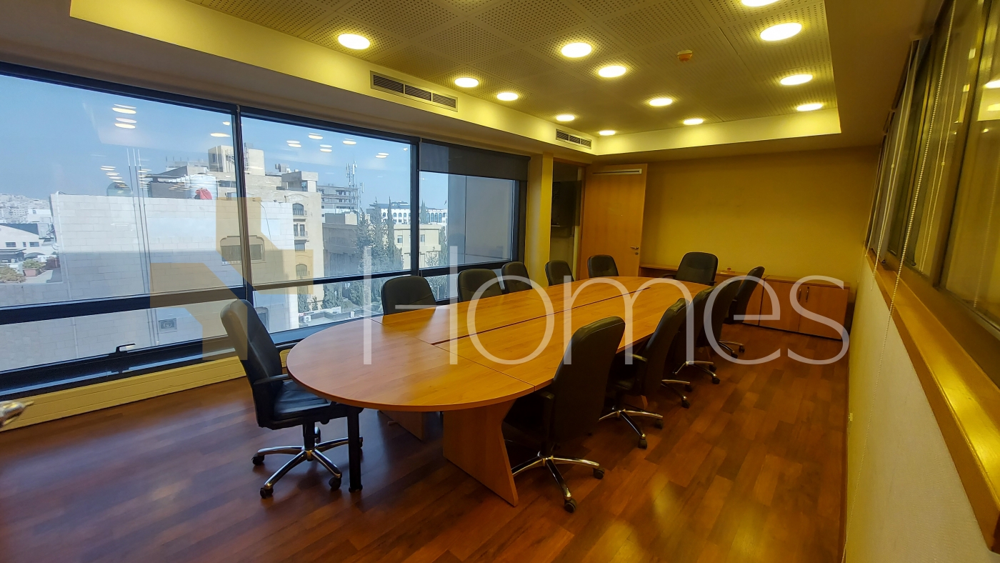 Furnished Full Floor office in a strategic location for rent in Shmeisani