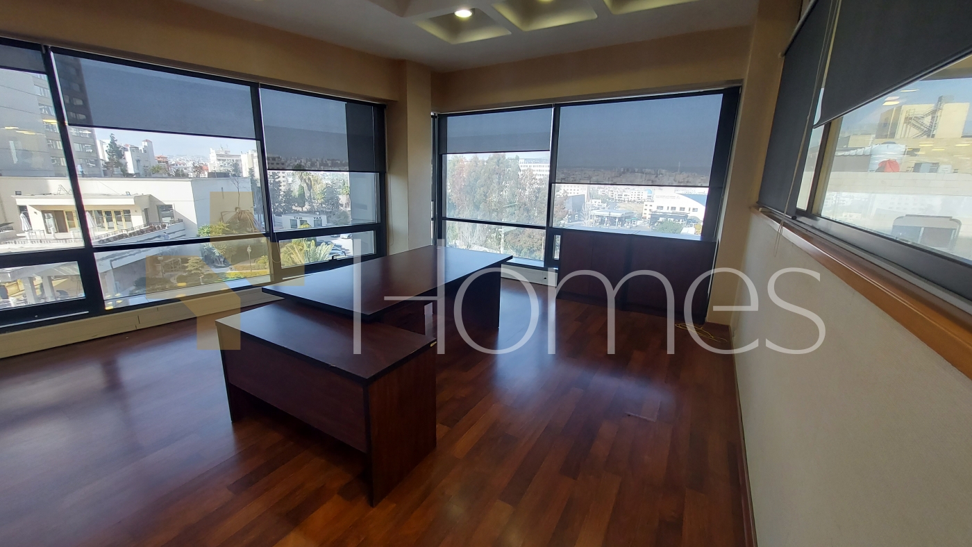 Furnished Full Floor office with a distinctive view for rent in Shmeisani
