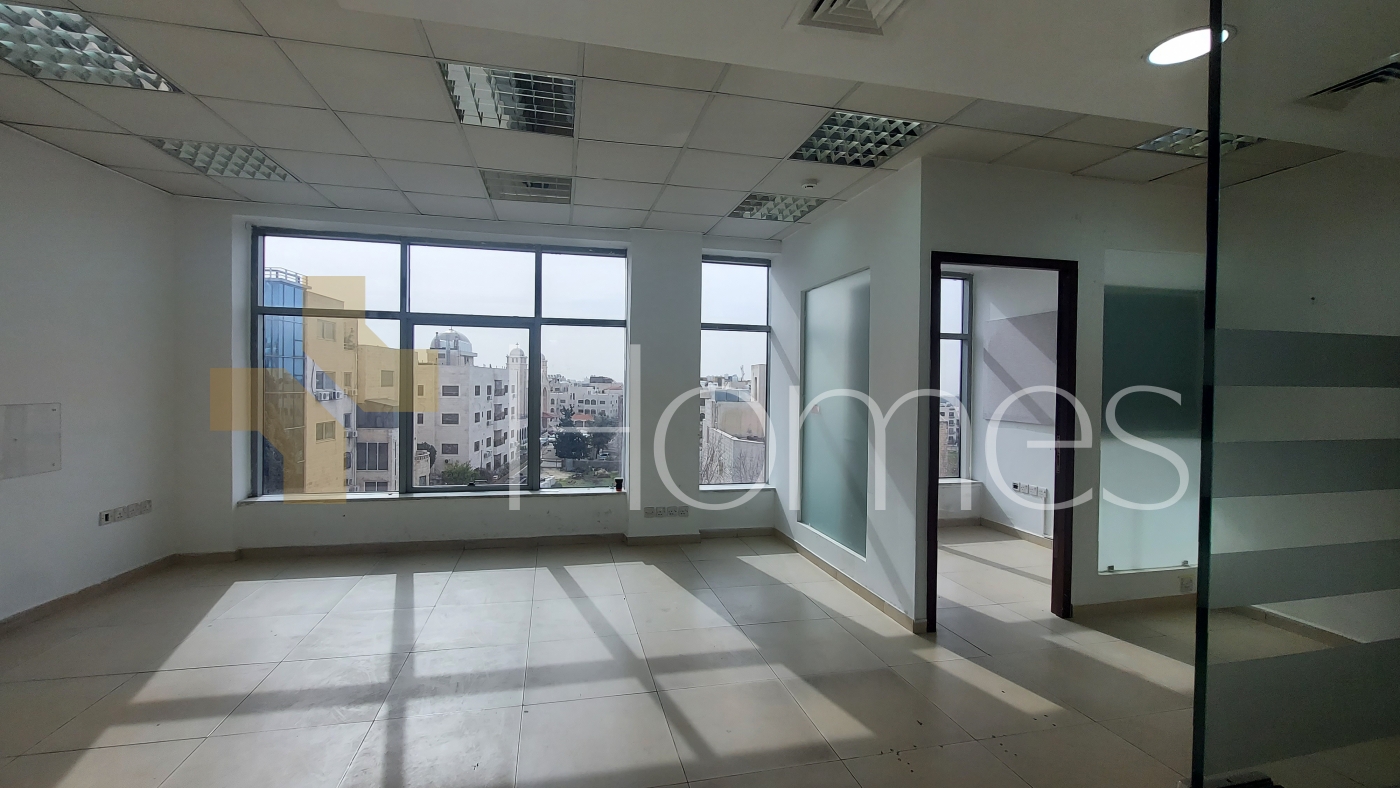 3rd floor office with glass facades for rent in Dahiet Al Amir Rashid