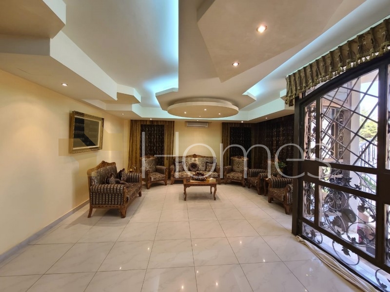 Furnished standalone villa with outdoor area for sale in Al Kursi, land area 505 m