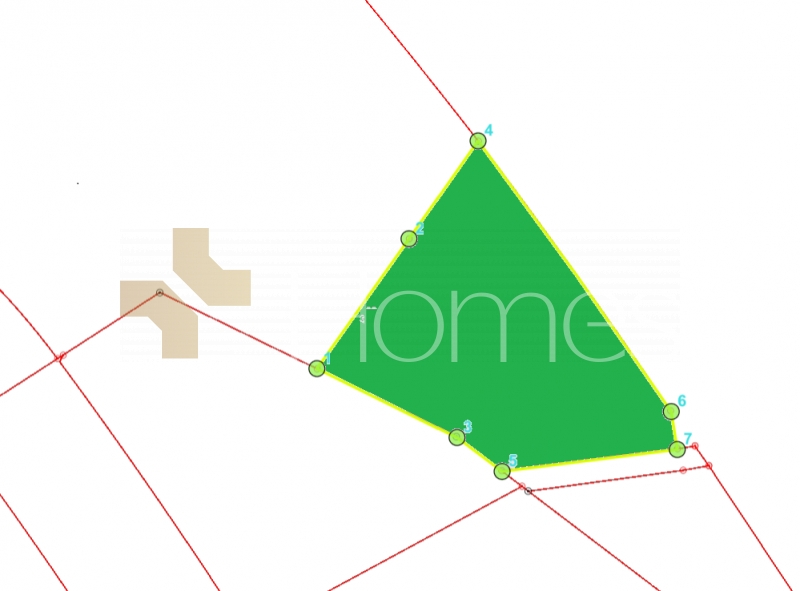 Land for sale in Wadi Al Seer- Hjar Al-Nawabelseh with an area of 976m
