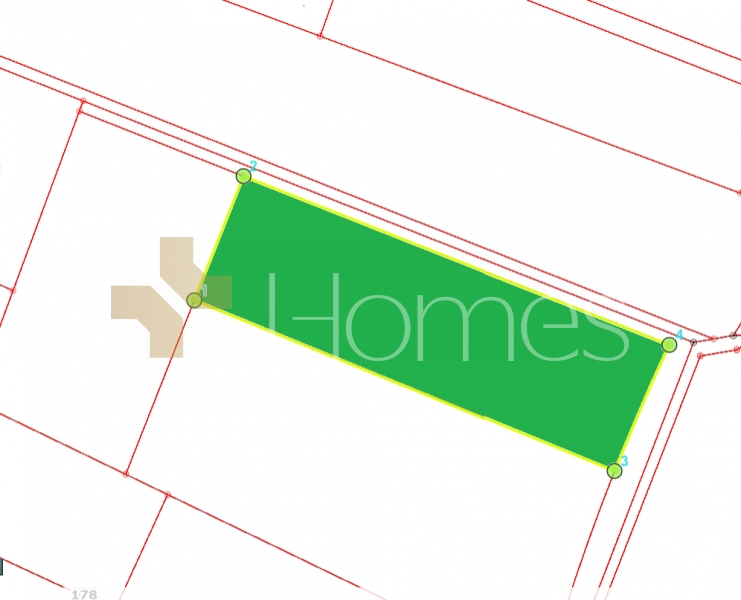 Land on two streets for sale in Madaba - Al-Faisaliah, area  4600m