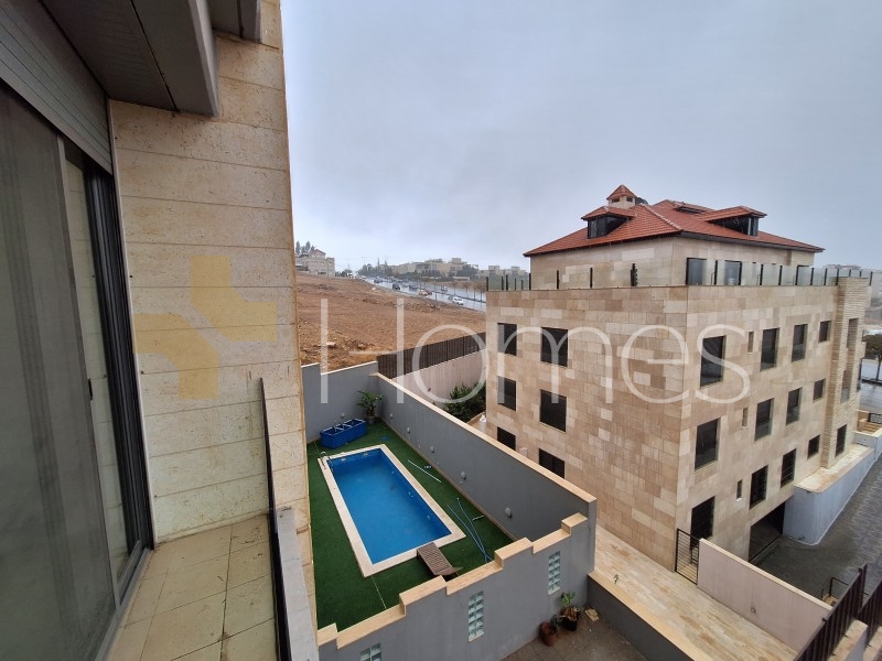 Ground floor with shared swimming pool for sale in Abdoun 225m