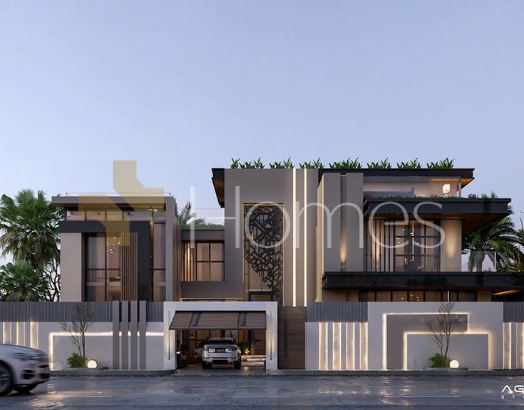Attached villas in Rujm Omaish, with building areas starting from 430m