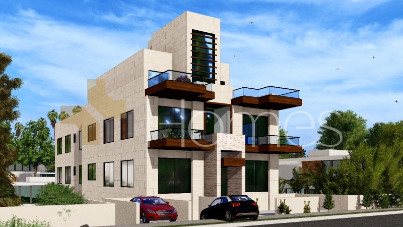 شقة ارضية طابقية مع كراج خاص للبيع في دابوق بمساحة بناء 340م