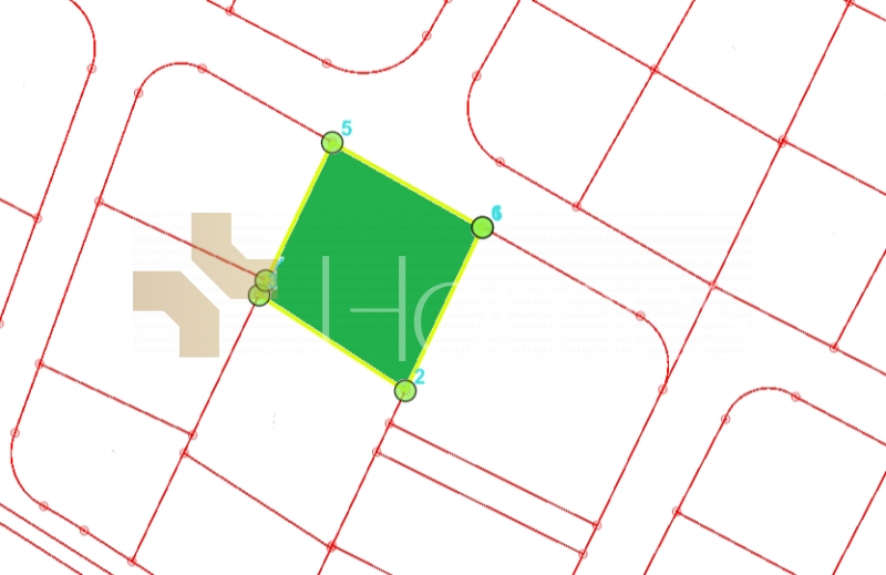 Land for sale suitable for building housing in Al-Hwaiti, area 1100m