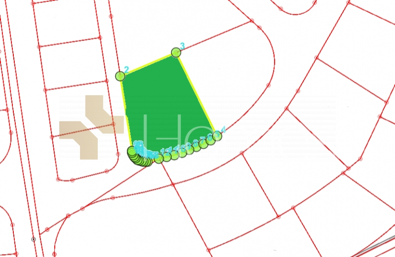Land for sale in Marj El Hamam for building housing an area of 1246m