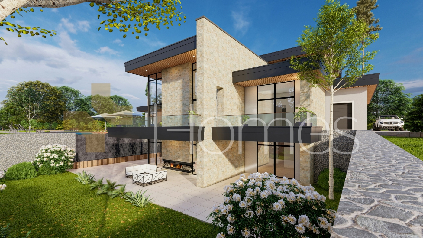 Villa - under contraction - for sale in Rujm Omaish, building of 454m