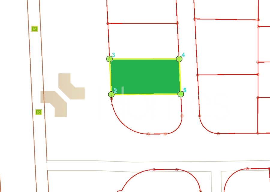ارض باطلالة عالية على البحر في البحر الميت، مساحة الارض 282م