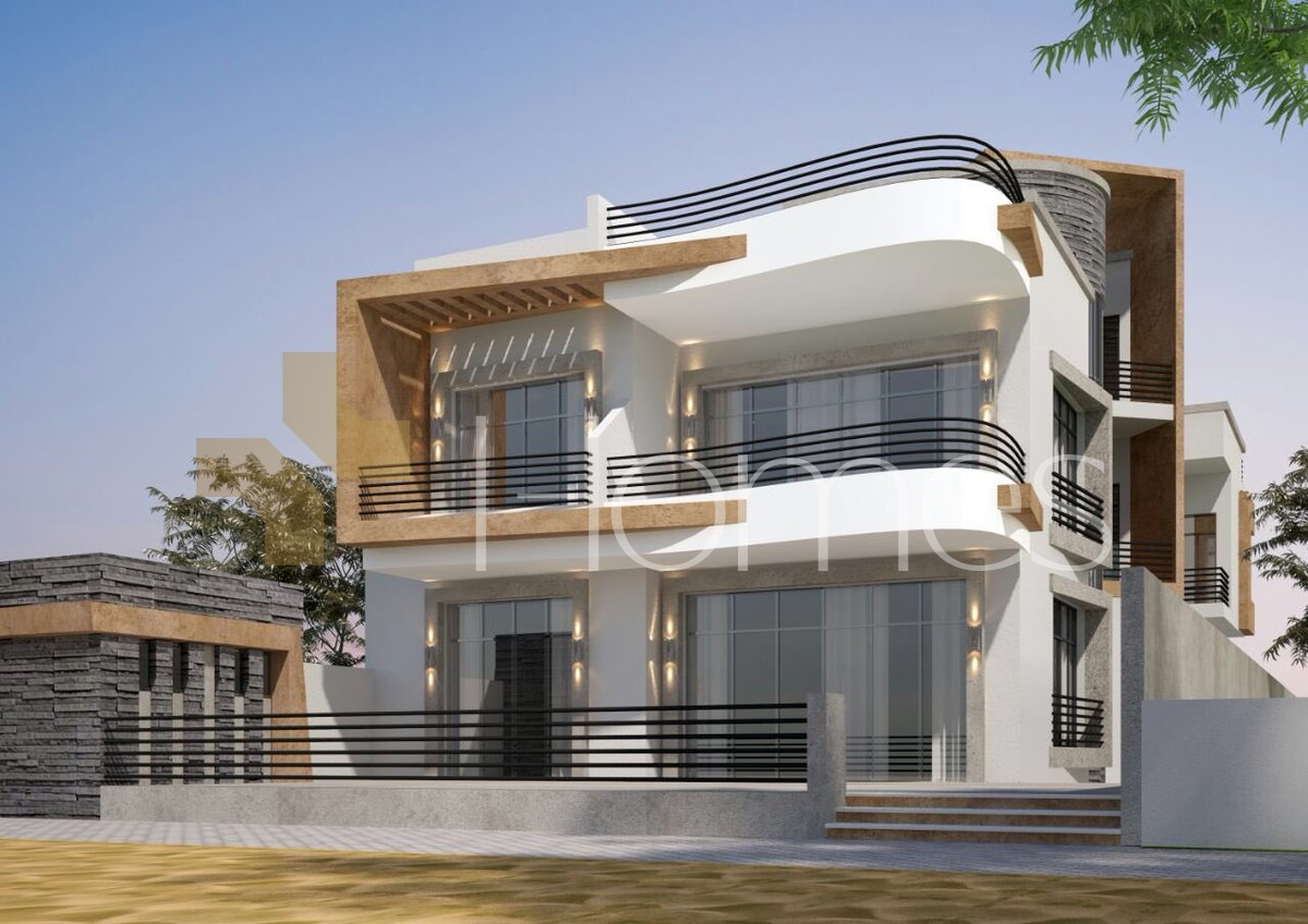 Semi standalone villa with pool for sale in Dabouq area of 837m