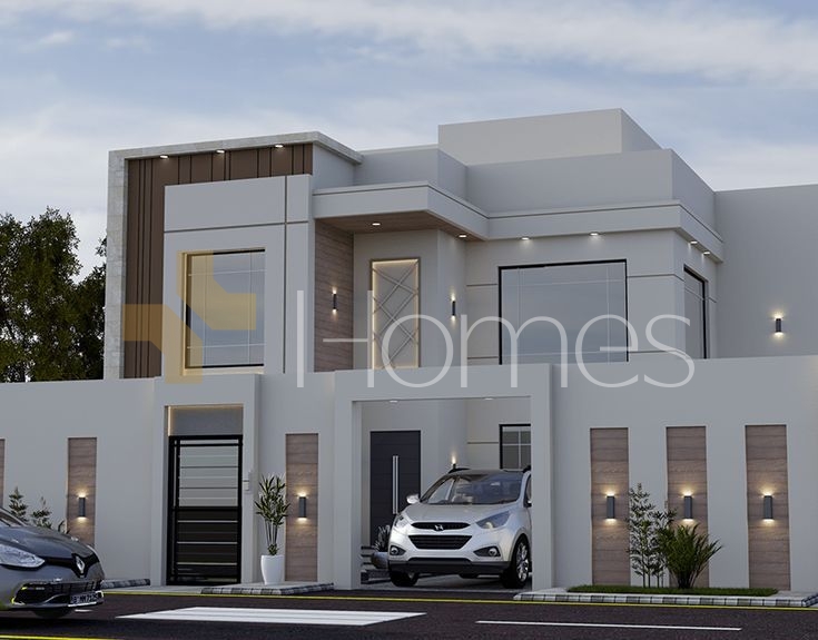 Semi standalone villa with pool for sale in Dabouq area of 823m