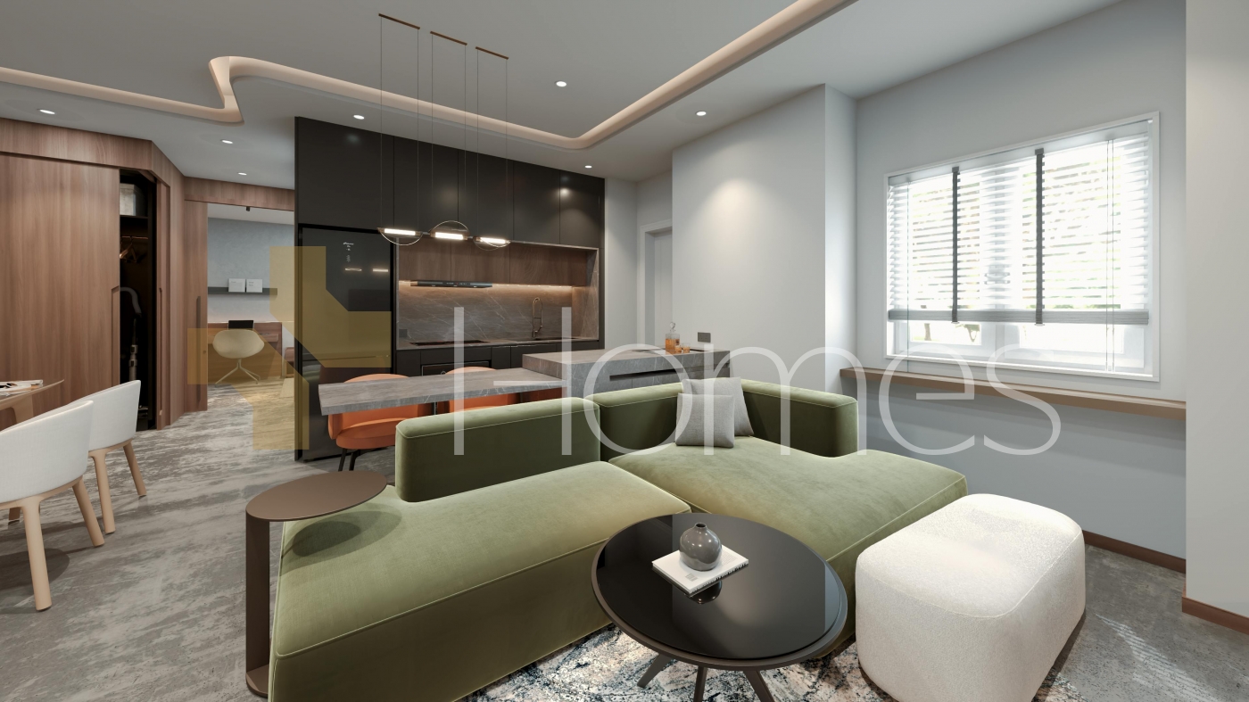 Flat roof with high view for sale in Rujm Omaish, with an area of 153