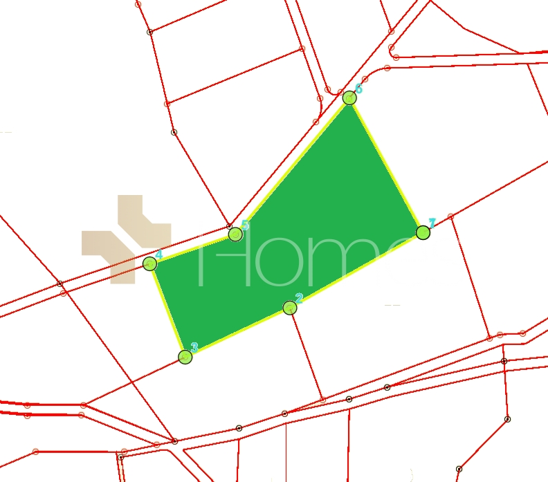 Land with a wide facades for sale in Na'or, with a Land area of 1005m