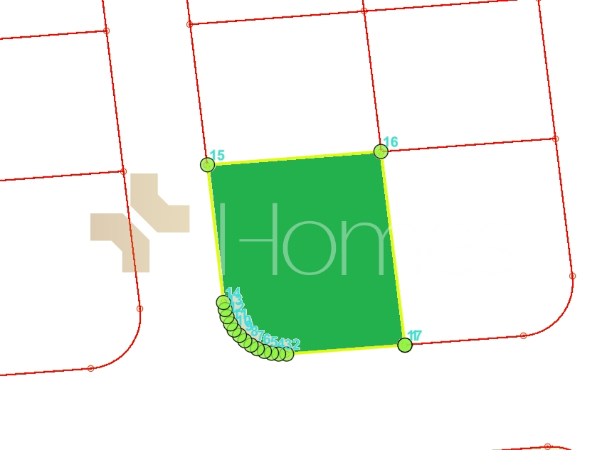 Land for sale in Airport Road suitable for building chalet, area of 677m