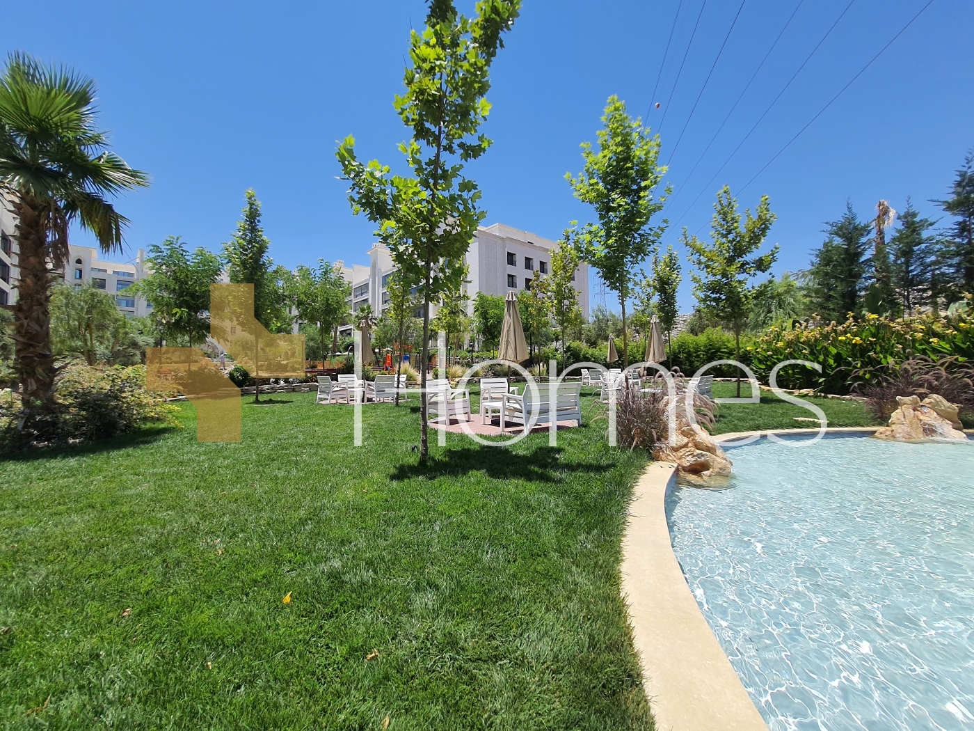 1st floor apartment within compound for rent on Airport Road, of 105m