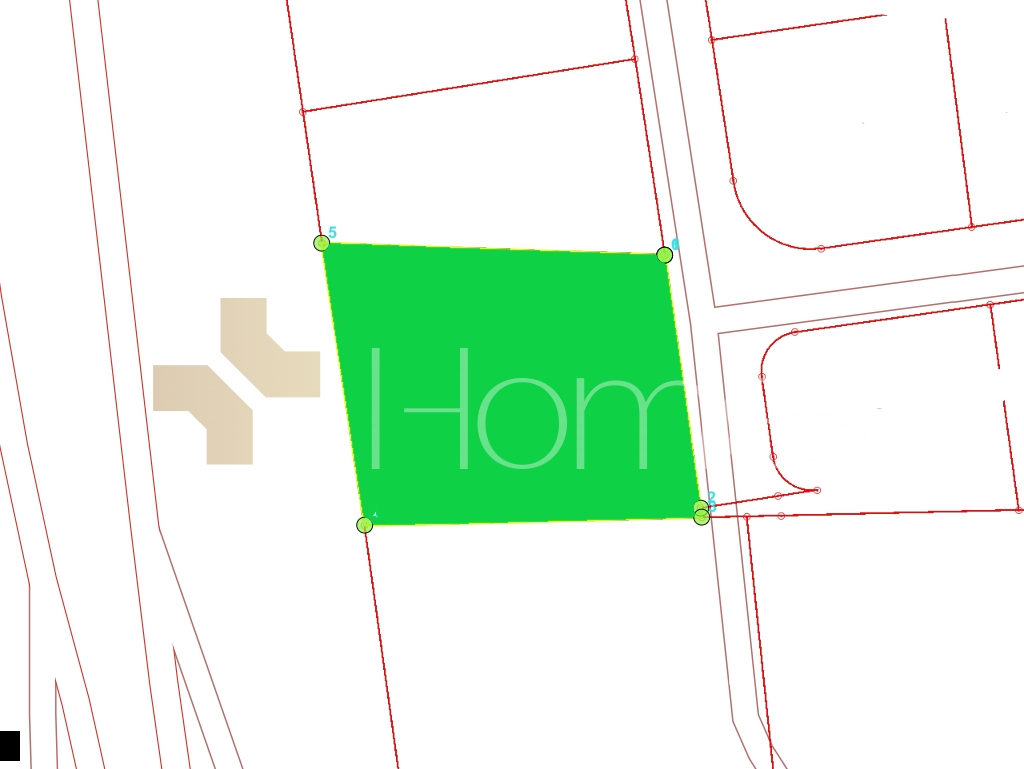 Central commercial land for sale in the 7th circle, area of 1481m