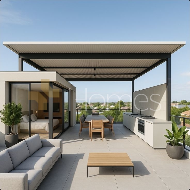 Flat roof with terrace for sale in Al-Hummar 390m 