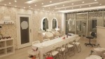 Furnished salon with evacuation fees for rent in Umm Al-Summaq, 110m