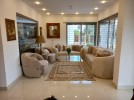 Furnished ground floor for rent in Qaryet Al Nakheel, area of 380m