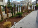 شقة ارضية مفروشة مع حديقة للايجار في قرية النخيل، بمساحة بناء 380م