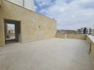 شقة اخير مع روف دوبلكس للايجار في حجار النوابلسة بمساحة اجمالية 210م