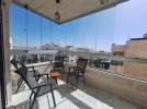Third floor apartment with a high view for rent in Deir Ghbar 216m 