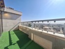 Roof apartment with terrace for rent in Sweifieh 100m