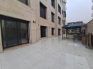 Ground floor apartment with a garden for rent in Khalda 250m