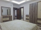 Furnished Semi ground floor apartment for rent in Al-kursi with building area of 220 m