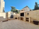 شقة ارضية طابقية مع حديقة بالاضافة الى كراج خاص للايجار في ضاحية الامير راشد