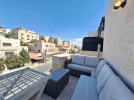 Furnished last floor with roof apartment for rent in Abdoun 122m