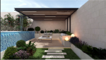 Semi independent villa with pool for sale in New Bader area of 710m